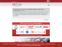 Tablet Screenshot of ltab.lv
